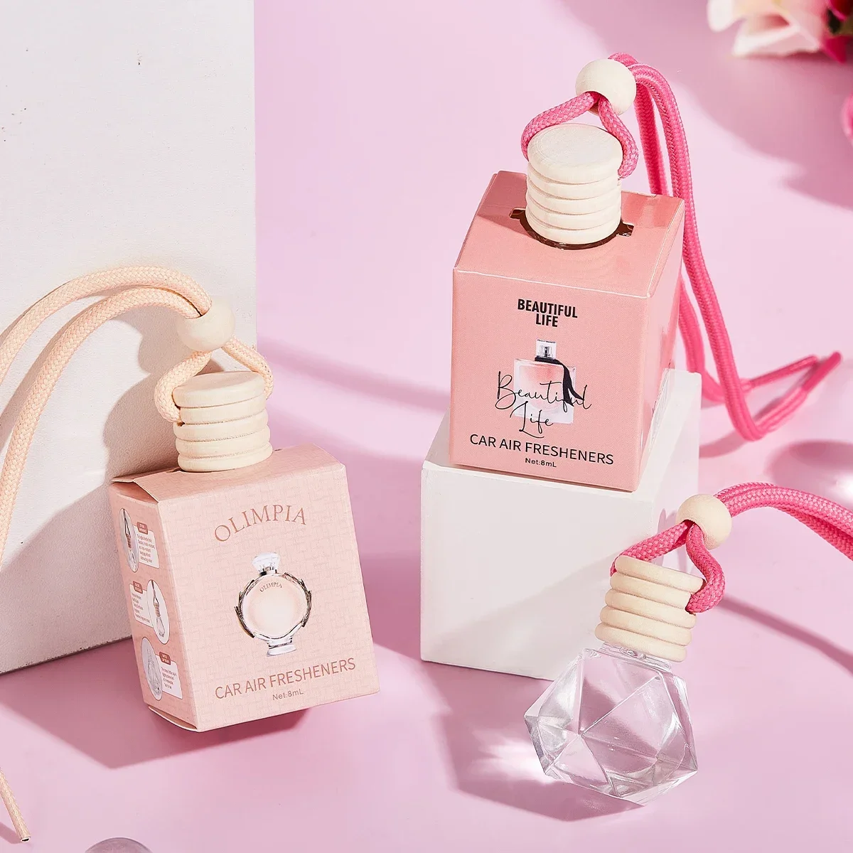 Perfume bottle car perfume, long-term car air freshener, car perfume used for car interior accessories, keep charming and fresh - Image 4