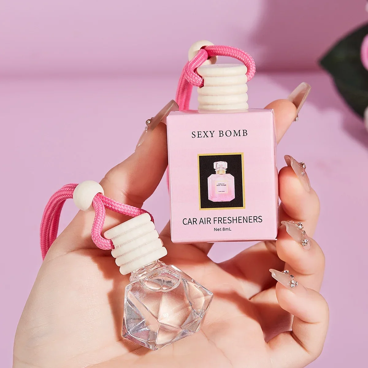 Perfume bottle car perfume, long-term car air freshener, car perfume used for car interior accessories, keep charming and fresh - Image 9